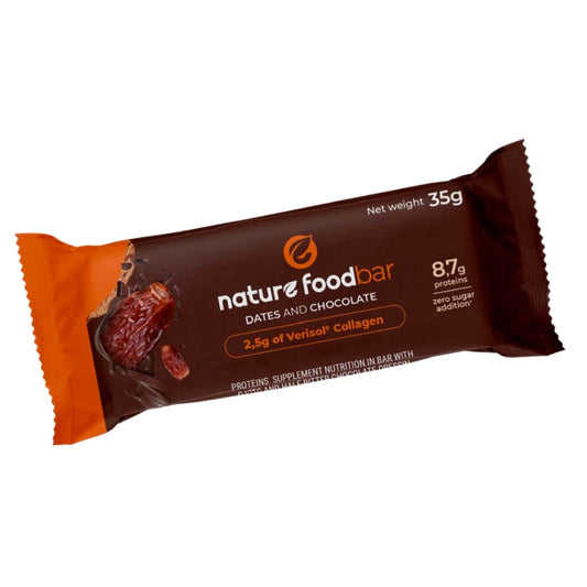 Dates bar with Collagen Dark Chocolate Flavor