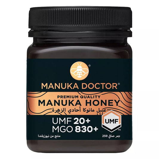 MANUKA DOCTOR UMF 20+/MGO 830+ MANUKA HONEY 250GM