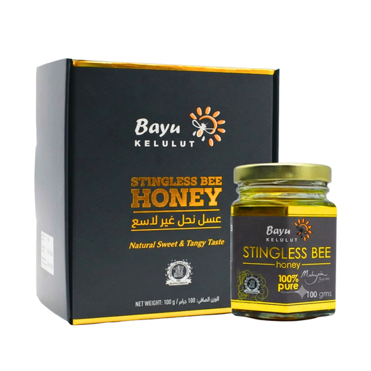 Bayu Kelulut Stingless Bee Honey – 100% Pure Raw Natural Honey | Immune Boost & Daily Wellness | Malaysian Superfood | No Sugar Added – 100g